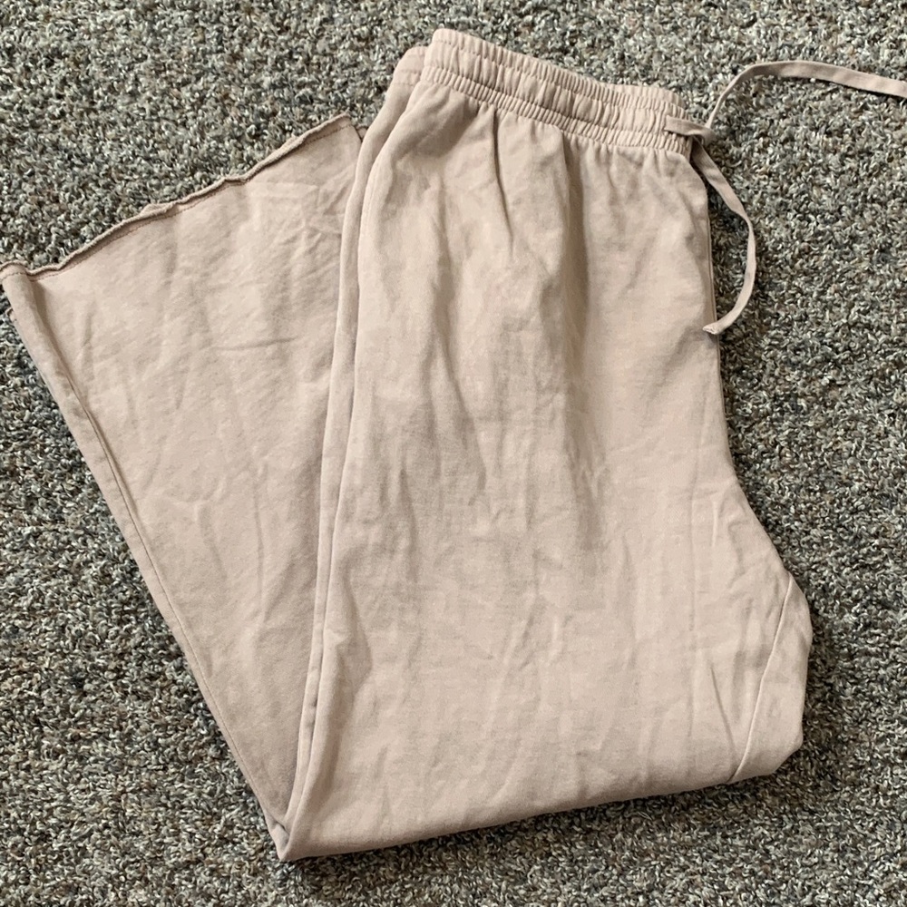H&M Tan Wide Leg Pants